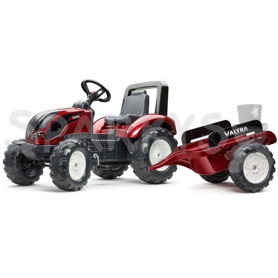 FALK Šliapací traktor 4000AB VALTRA S4 s prívesom                    