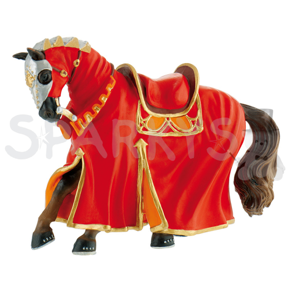 Bullyland - Turnajový kůň červený                    