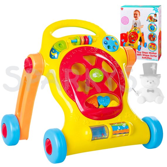 PLAYGO - Chodítko pre prvé krôčiky, s otvormi na poznávanie tvarov                    
