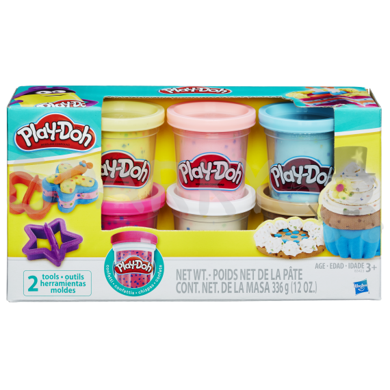 Play-Doh Sada s konfetami 6 ks                    