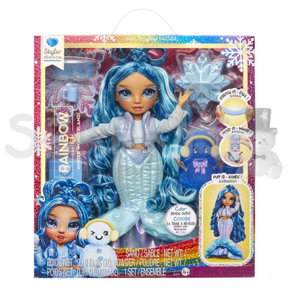 Rainbow High Zimná fashion bábika - Skyler (Blue)                    