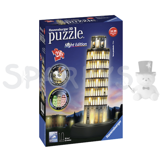 Ravensburger 3D puzzle Pisa (Noční edice) 216 dílků                    