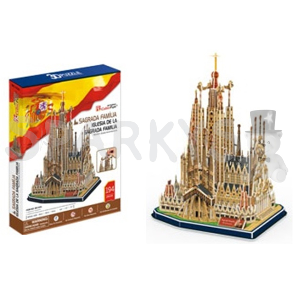 CubicFun - Puzzle 3D Sagrada Família - 194 dílků                    