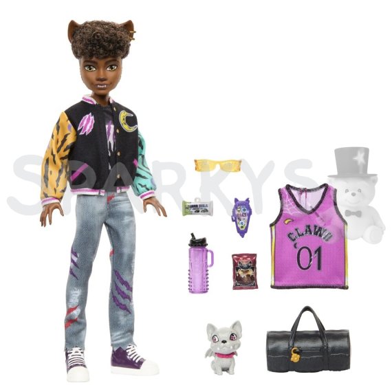 Monster High bábika monsterka - Clawd                    