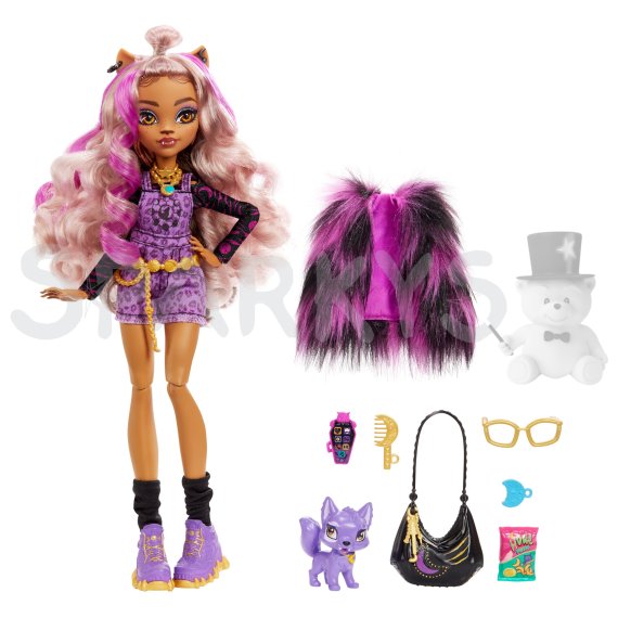 Monster High bábika monsterka - Clawdeen                    
