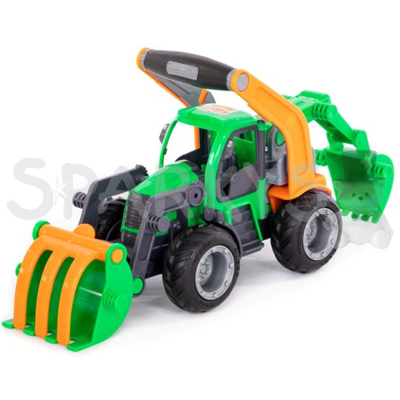 Traktor GripTruck s pluhom a rýpadlom 34 cm                    