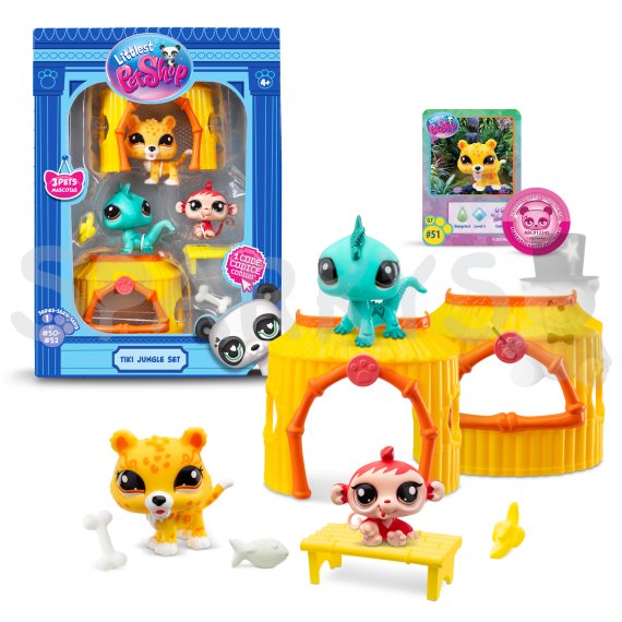 Littlest Pet Shop 3 figúrky Džungle                    