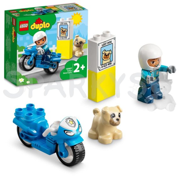 LEGO® DUPLO® 10967 Policajná motorka                    