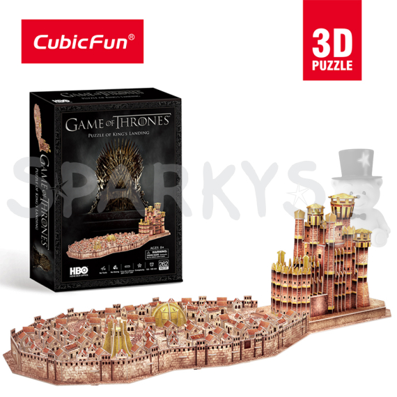 CubicFun - Puzzle 3D HBO Game Of Thrones - 262 dílků                    