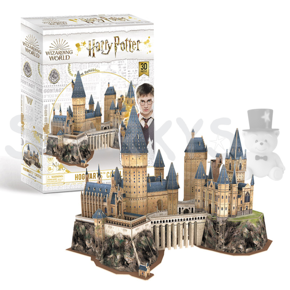 CubicFun - Puzzle 3D Harry Potter Bradavice ™ - Hrad - 197 dílků                    