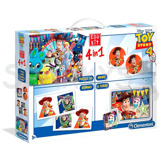 Clementoni - Puzzle Superkit 4v1 Toy story                    