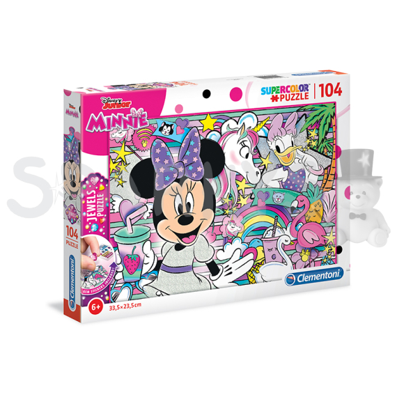 Clementoni - Puzzle Jewels 104 Minnie                    