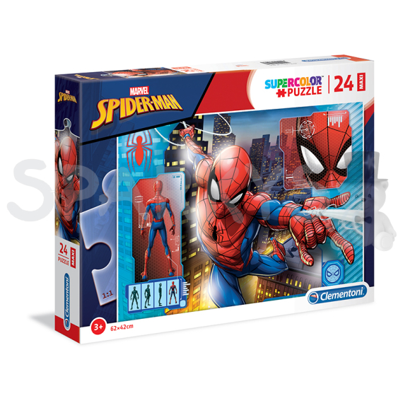 Clementoni - Puzzle Maxi 24 Spider-Man                    