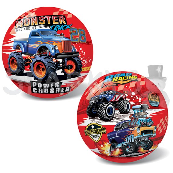 Lopta Super cars-Monster truck 23 cm                    