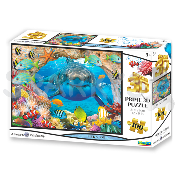 PRIME 3D PUZZLE - Hra na schovávanou 100 dílků                    