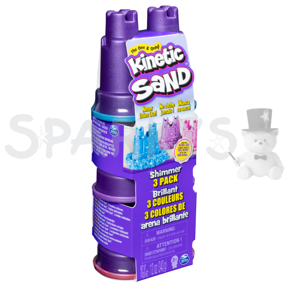 Spin Master Kinetic Sand balení 3 kelímků pastelových barev                    