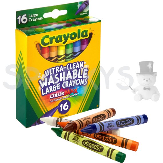 CRAYOLA veľké umývateľné pastelky 16 ks                    