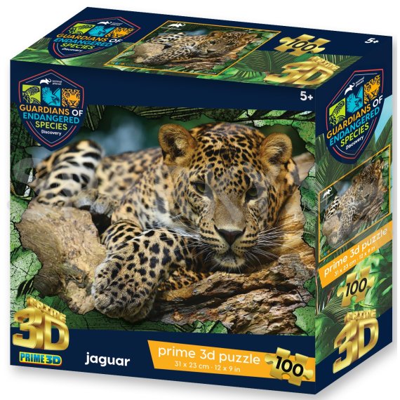 PRIME 3D PUZZLE - GES Jaguar 100 dielikov                    