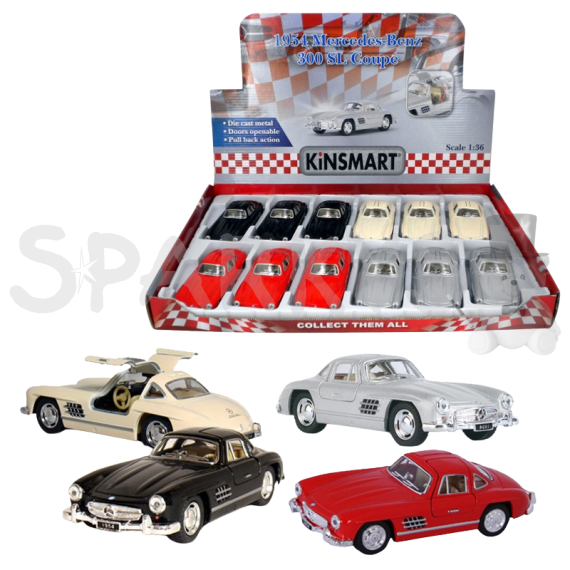 Kovový model - Mercedes-Benz 300 SL 1954 - viac druhov                    