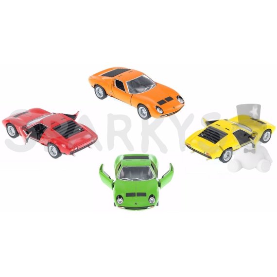 Kovový model - Lamborghini Miura P400 SV 1971                    
