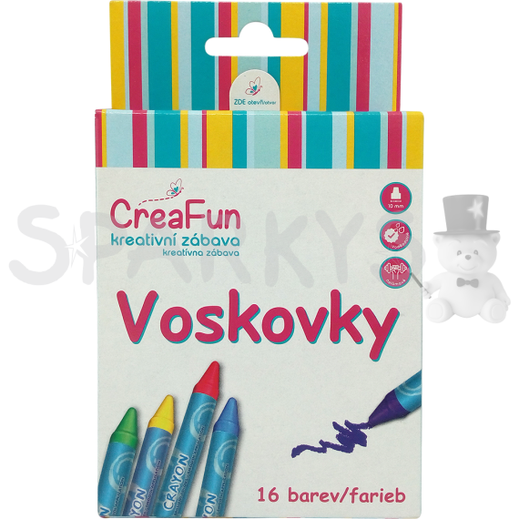 Voskovky 16 farieb                    