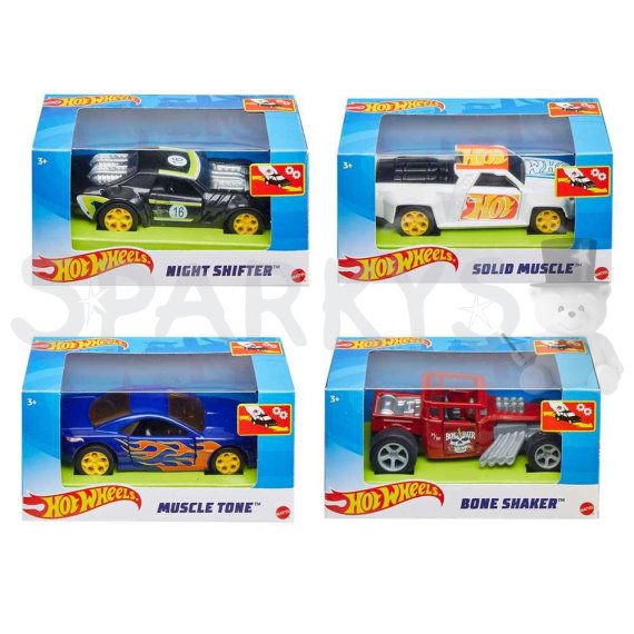 Hot Wheels 1:43 pull back auta viac druhov                    