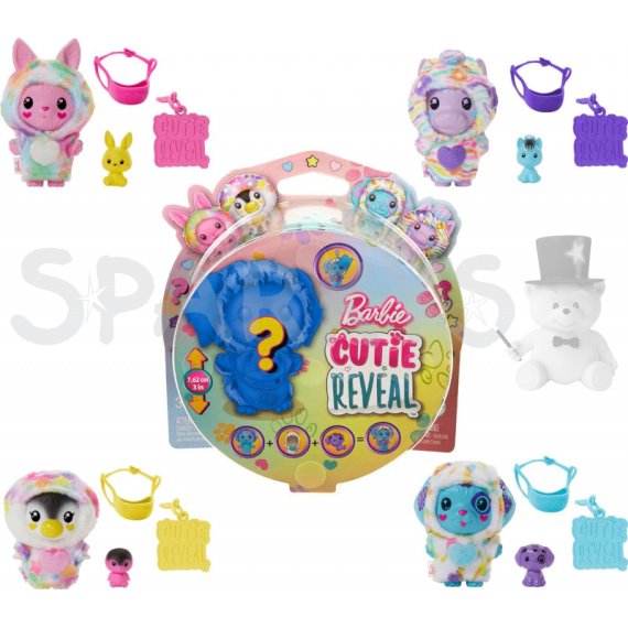 Barbie Cutie Reveal Maznáčikovia Farebné sny viac druhov                    