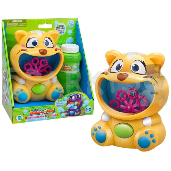 Bubble Fun Stroj na bubliny Mačka s náplňou 118 ml                    