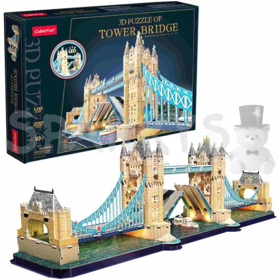 CubicFun - Puzzle 3D LED Tower Bridge - dielikov 222                    
