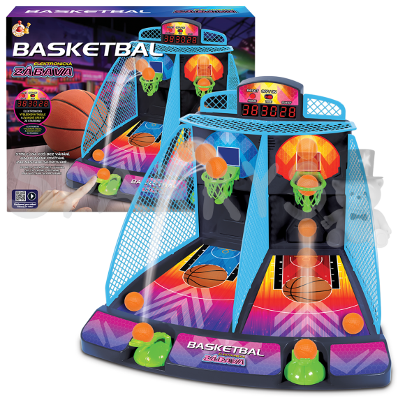 STUDO GAMES - Elektronická hra Basketbal NEON                    
