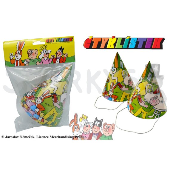 Čiapočka 6 ks - Štvorlístok                    