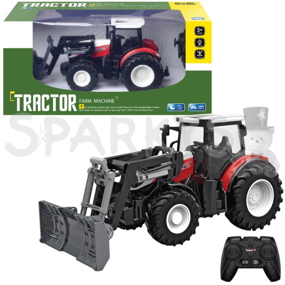 R/C Traktor 1:24 s lyžicou                    