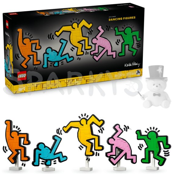 LEGO® Art 31216 Keith Haring – Tancujúce postavy                    