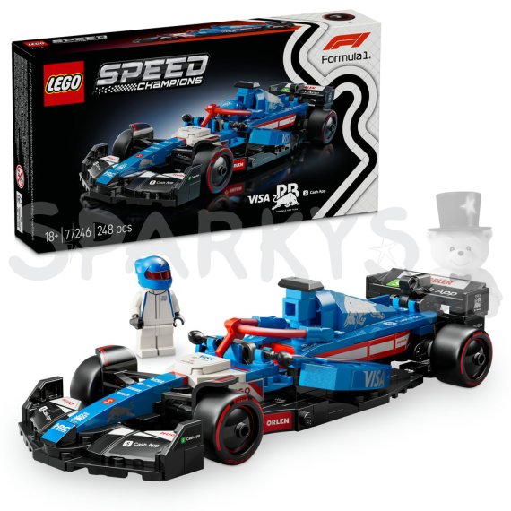 LEGO® Speed Champions 77246 Pretekárske auto Visa Cash App RB VCARB 01 F1®                    