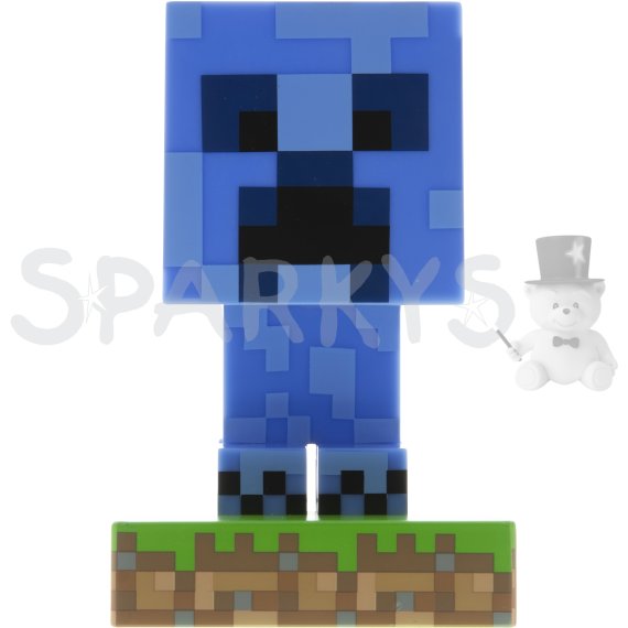 Icon Light Minecraft - Creeper modrý                    