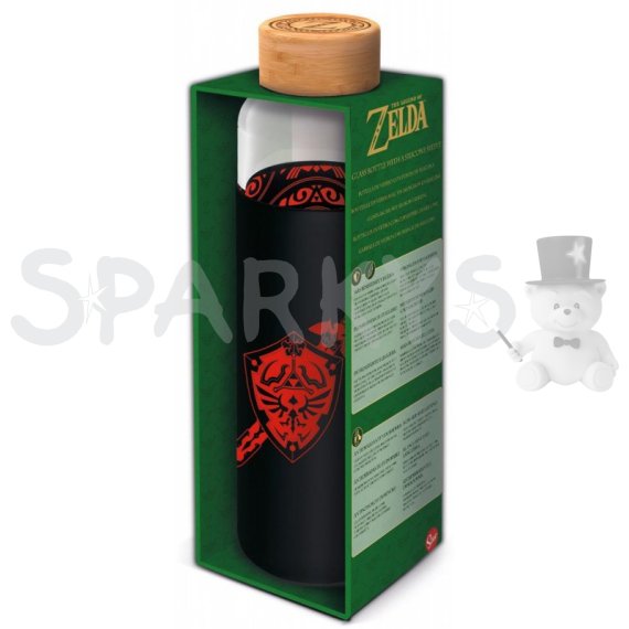 ZELDA Sklenená fľaša s návlekom 585 ml                    