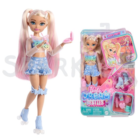Barbie Dream Besties bábika na kolieskových korčuliach - Malibu                    