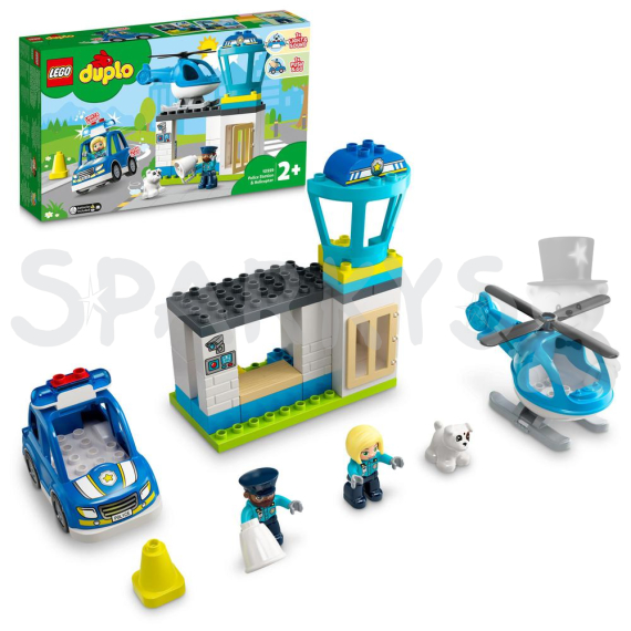 LEGO® DUPLO® 10959 Policejní stanice a vrtulník                    