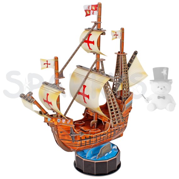 CubicFun - Puzzle 3D Santa Maria - 93 dielikov                    