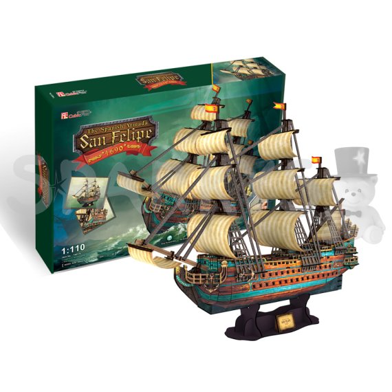CubicFun - Puzzle 3D Plachetnica San Felipe                    