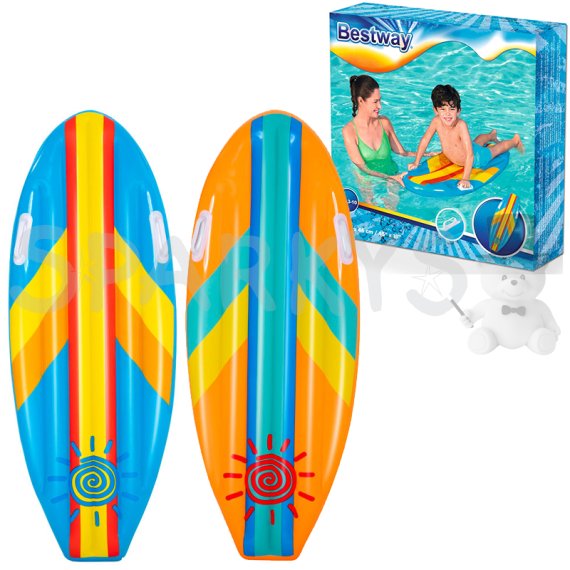 BESTWAY 42046 - Nafukovacie lehátko surf 114 x 46 cm - viac druhov                    