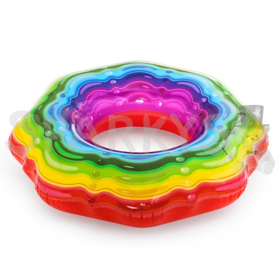 BESTWAY 36163 - Nafukovací kruh dúhový Ribbon™ Ø 115 cm                    
