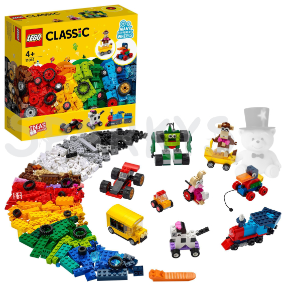 LEGO® Classic 11014 Kostky a kola                    