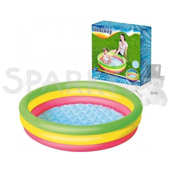 BESTWAY 51104 - Nafukovací bazén Swim Squad Ø 102 x 25 cm                    