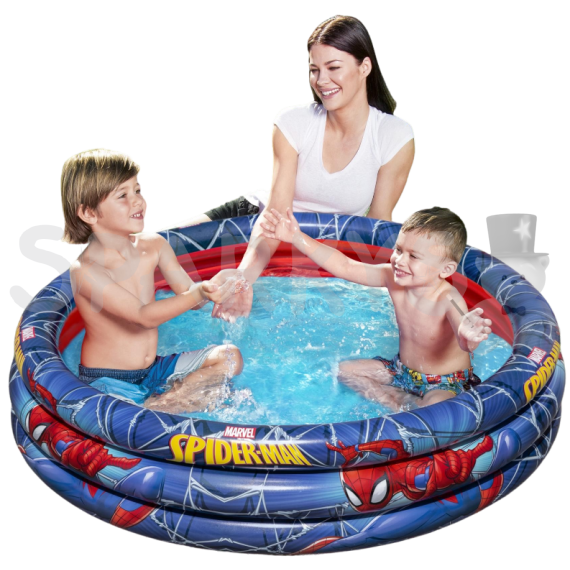 BESTWAY 98018 - Nafukovací bazén Spider-Man 3 pruhy Ø 122 x 30 cm                    