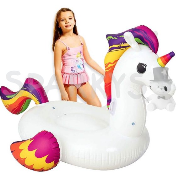 BESTWAY 41114 - Nafukovacie zvieratko JEDNOROŽEC 155 x 119 cm                    