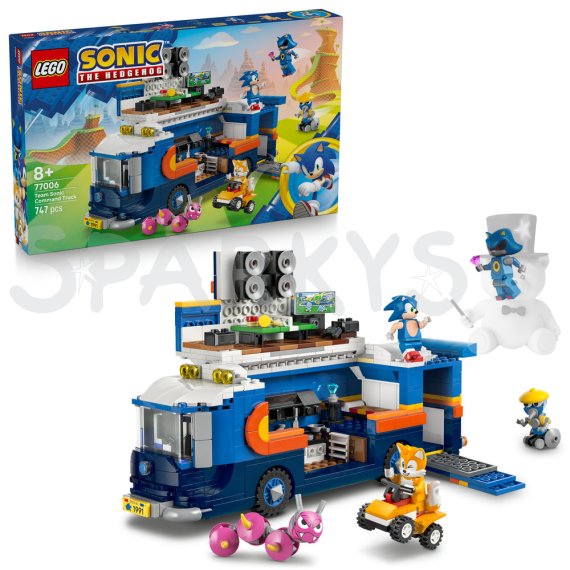 LEGO® Sonic the Hedgehog™ 77006 Veliteľské vozidlo tímu Sonic                    