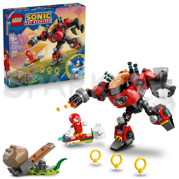 LEGO® Sonic the Hedgehog 77005 Knuckles vs. Dr. Eggman: Robotický oblek Egg Crusher                    