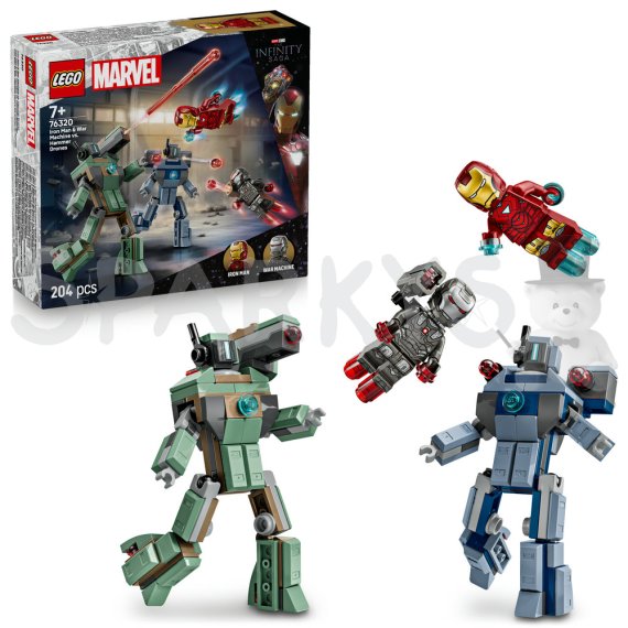 LEGO® | Marvel 76320 Iron Man a War Machine vs. Hammerove Drony                    