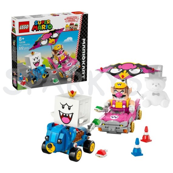 LEGO® Super Mario™ 72038 Mario Kart – Wario a King Boo                    